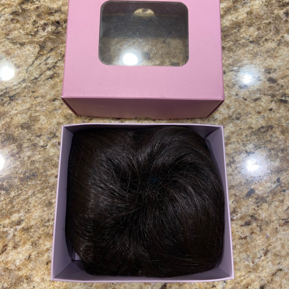 INH Hair - Sammy Bun in Black-Brown